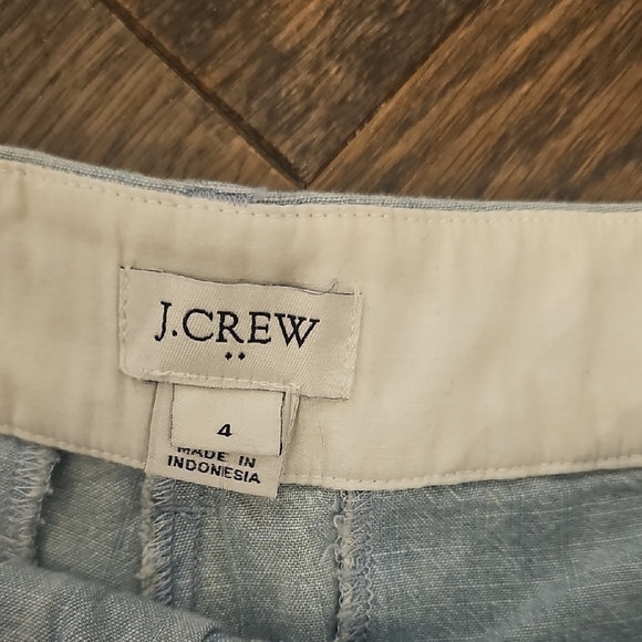 J. Crew Light Blue Jean Shorts - Picture 2 of 5